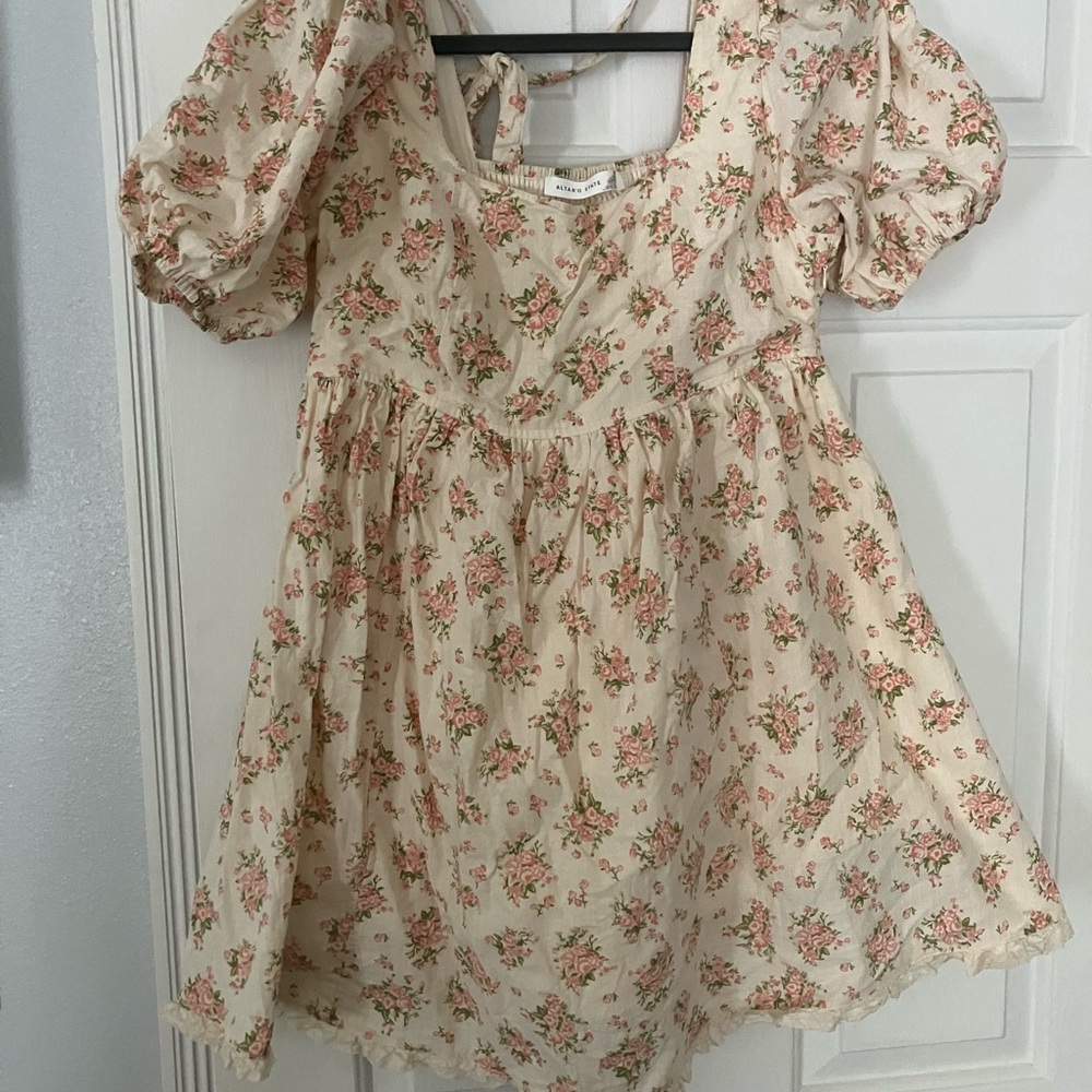 Altar'd State Lily Floral Mini Dress